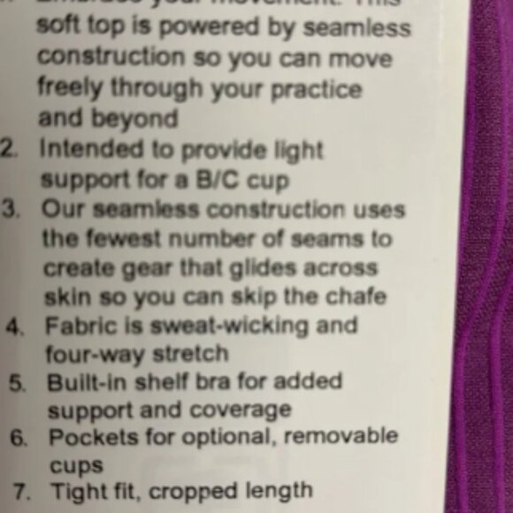 Lululemon Cropped Long Sleeve - Picture 5 of 5